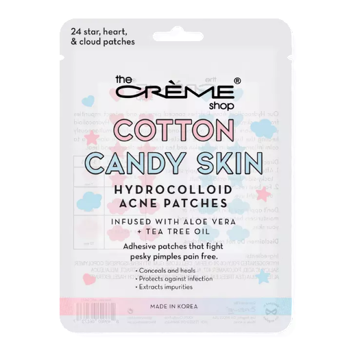 COTTON CANDY SKIN #STAR, HEART & CLOUD PATCHES