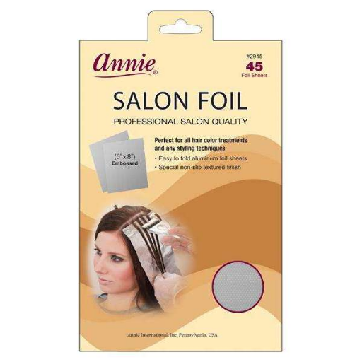 Annie-Aluminum Salon Foil Sheets-45Ct-5` X 8`