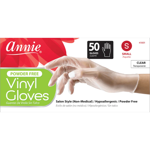 Annie Vinyl Gloves Powder Free S 50Ct