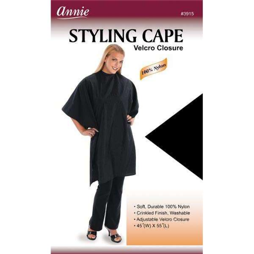 Annie-Styling Cape 45In * 55In-Black