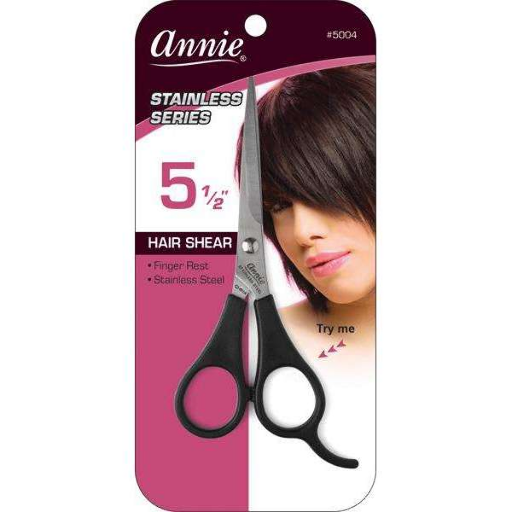 Annie-Hair Shears 5.5 Black Stainless Series