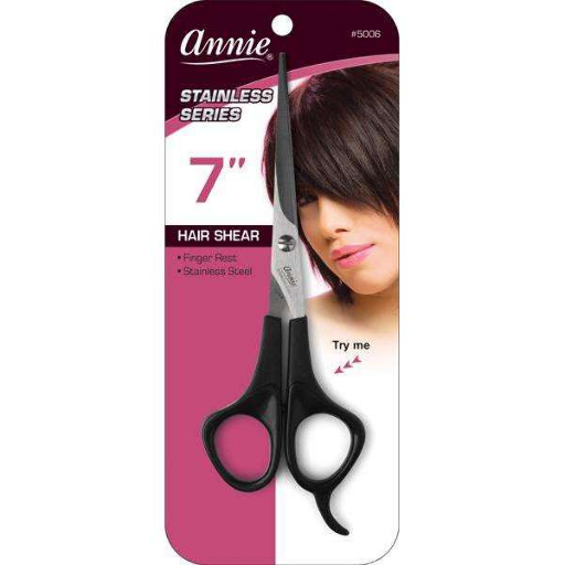 Annie-Hair Shears 7 Black Stainless Series