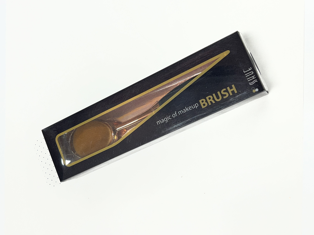 SPOON BRUSH GOLD HANDLE M
