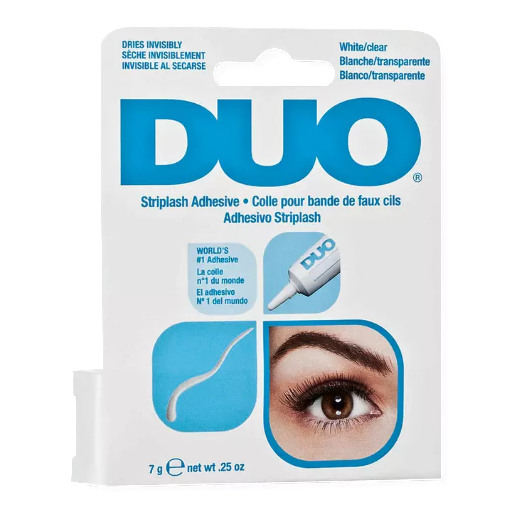 DUO ADHESIVE TUBE CLEAR (0.25OZ, BLUE)