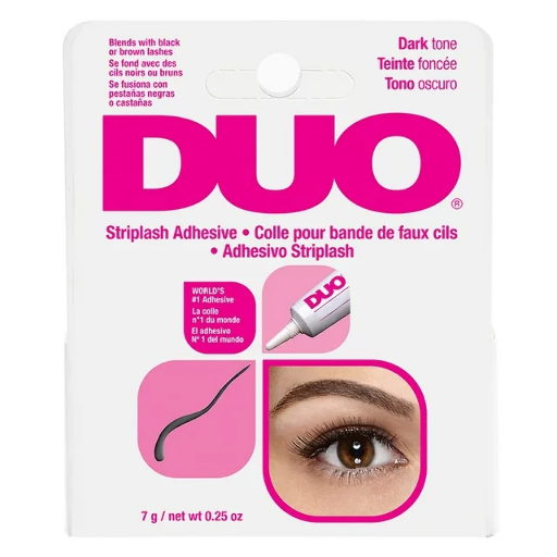 DUO ADHESIVE TUBE DARK (0.25OZ, HOT PINK)