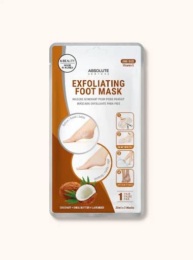 ABNY-EXFOLIATING FOOT MASK Coconut+Shea Butter+Lavender