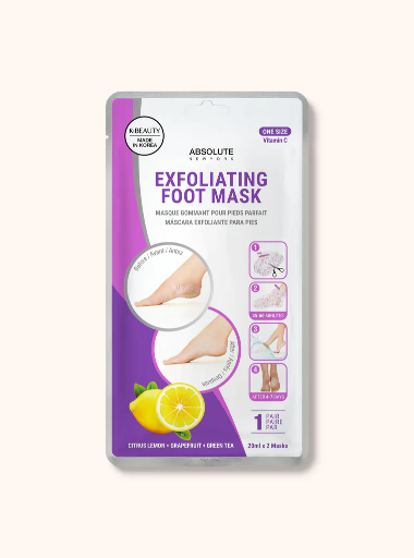 ABNY-EXFOLIATING FOOT MASK Citrus Lemon+Grapefruit+Green Tea