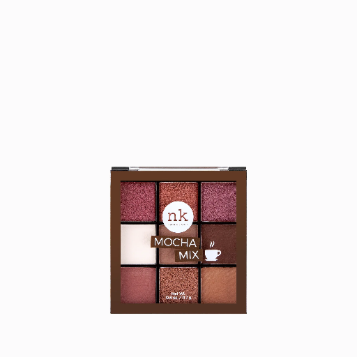 NK NINE COLOR EYESHADOW-MOCHA MIX