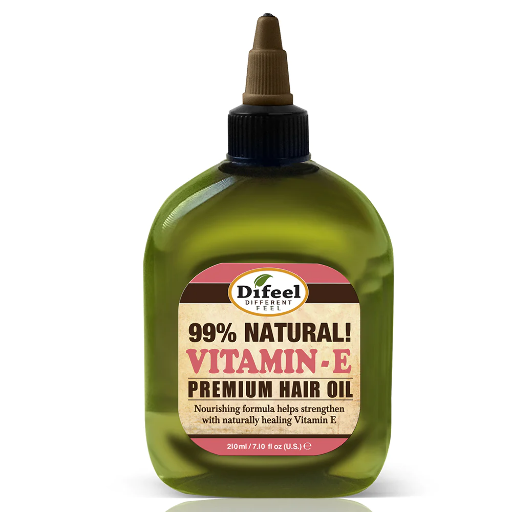 DIFEEL 99% NATURAL HAIR OIL 7.78OZ - VITAMIN E