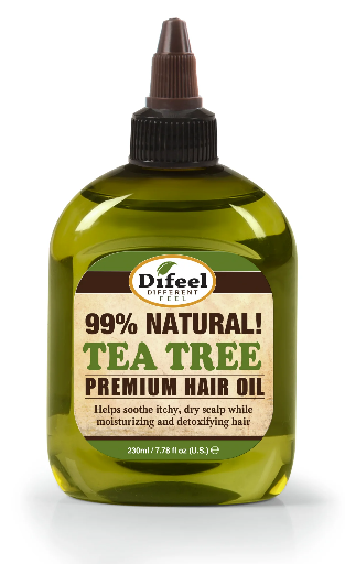 DIFEEL 99% NATURAL HAIR OIL 7.78OZ - TEA TREE