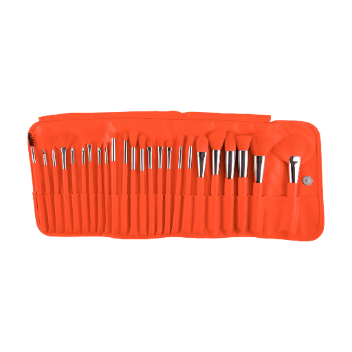 THE NEON ORANGE BRUSH SET