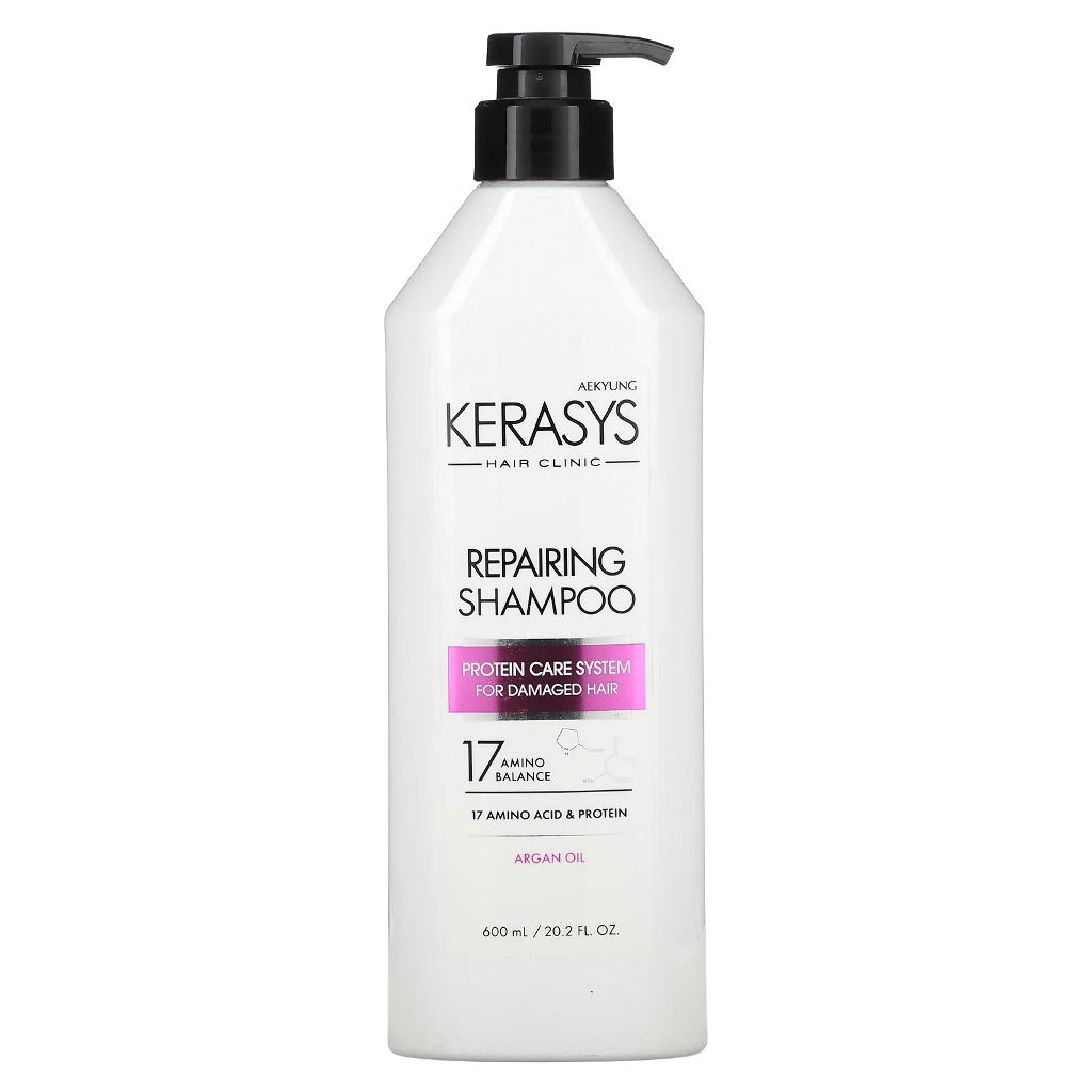 KERASYS REPAIRING - ARGAN OIL  SHAMPOO 600ML (WHITE)