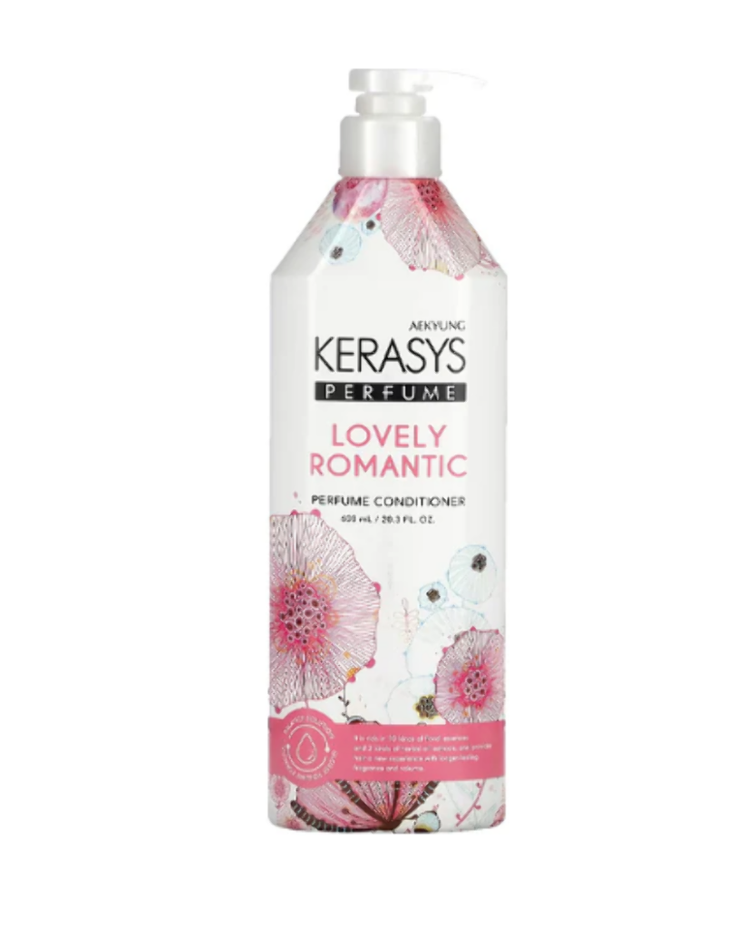 KERASYS LOVELY ROMANTIC - PERFUME CONDITIONER 600ML (PINK)