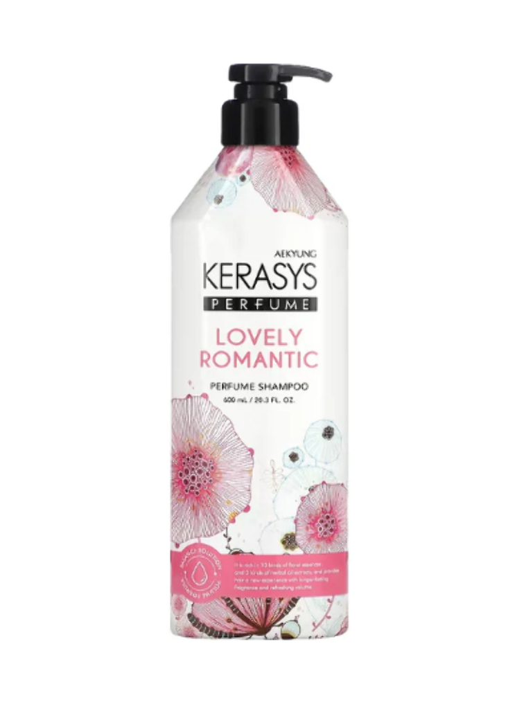 KERASYS LOVELY ROMANTIC - PERFUME  SHAMPOO 600ML (PINK)
