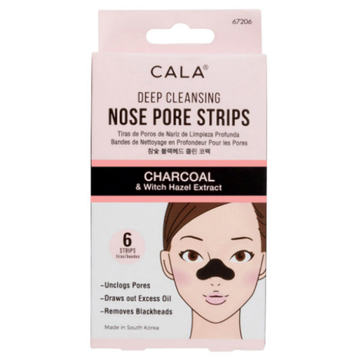 CALA CHARCOAL NOSE STRIPS/6PCS