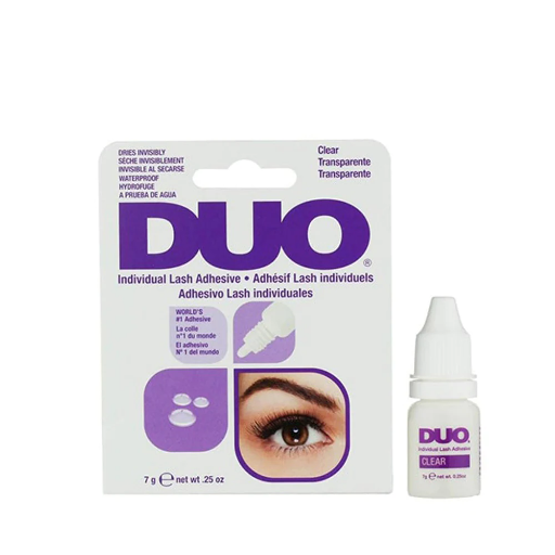 DUO-EYELASH ADHESIVE-CLEAR-VIOLET/6PCS