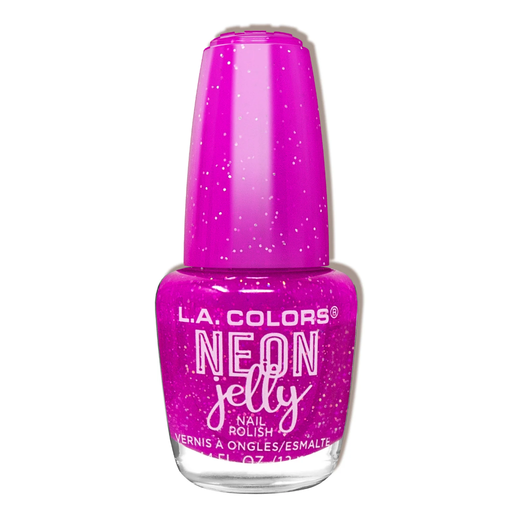 NEON JELLY NAIL POLISH - PURPLE SHOCK
