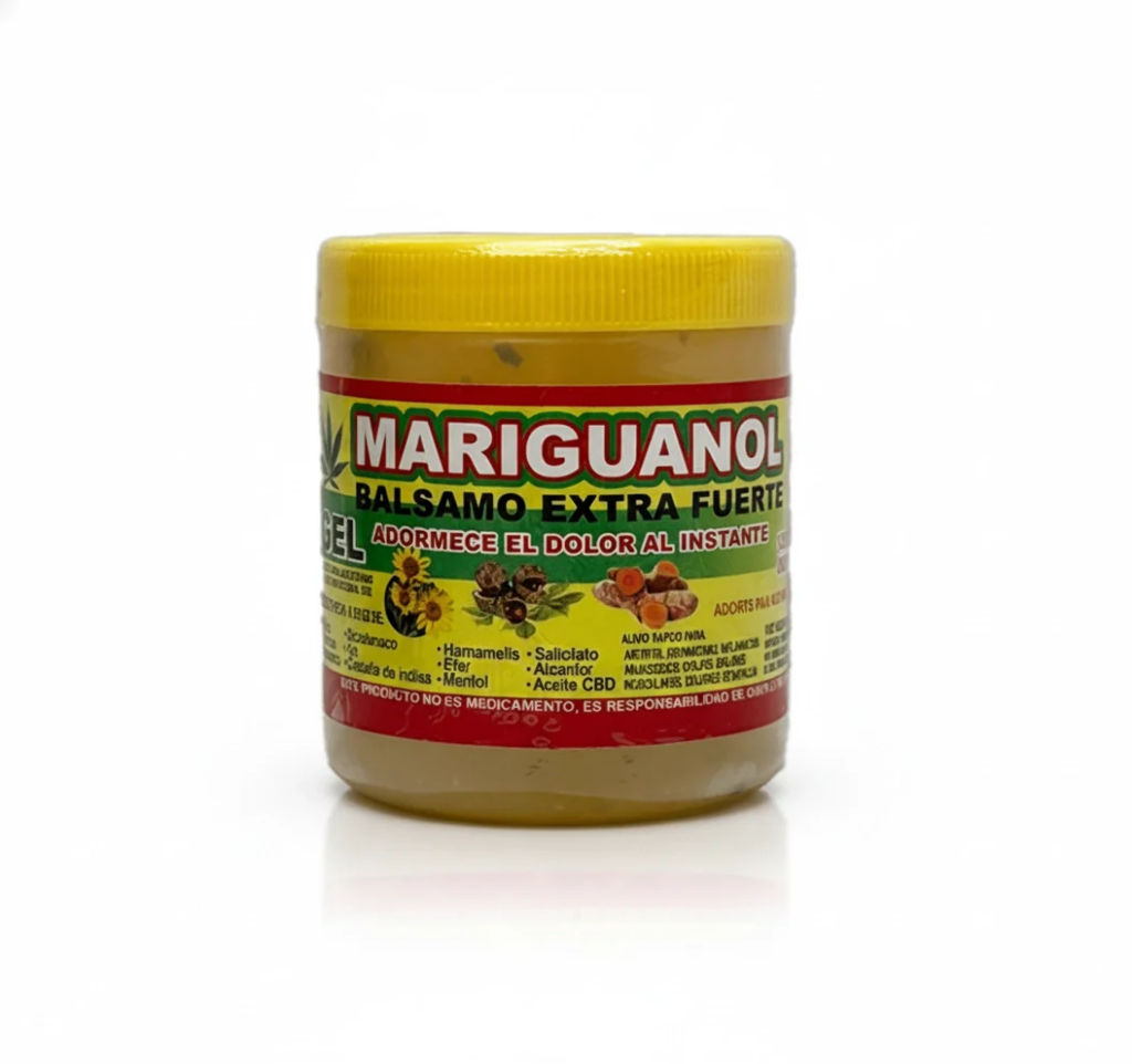 125g-YEL CAP-MARIGUANOL BALSAMO EXTRA FUERTE ADORMECE EL DOLOR AL INSTANTE (S)