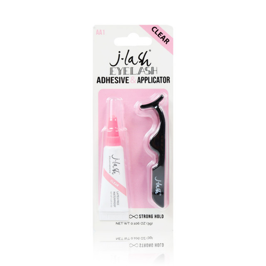 EYELASH ADHESIVE & APPLICATOR CLEAR