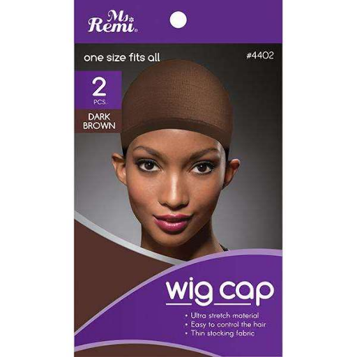 WIG CAP DK BROWN