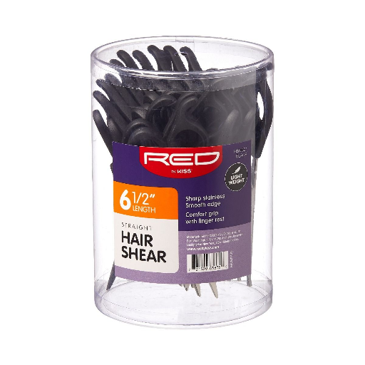 6.5" HAIR SHEAR BLACK 24PC JAR