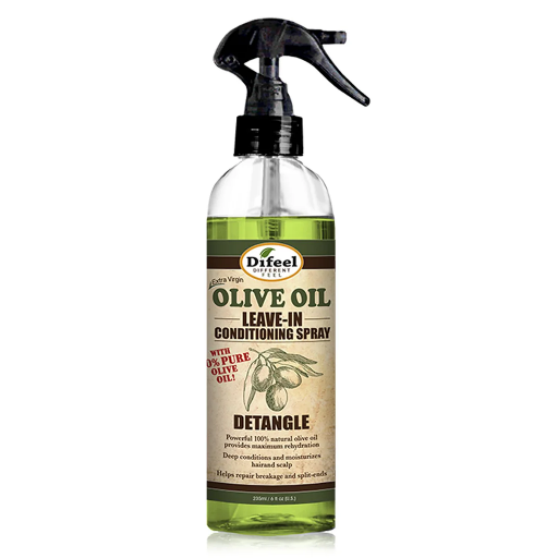 DIFEEL LEAVE-IN CONDITIONING SPRAY 6OZ - OLIVE OIL/DETANGLE