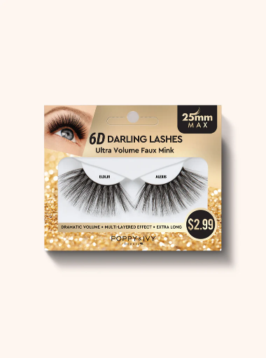 ABNY - P&I 6D DARLING LASHES 25MM - ULTRA VOLUME FAUX MINK - ALEXIS