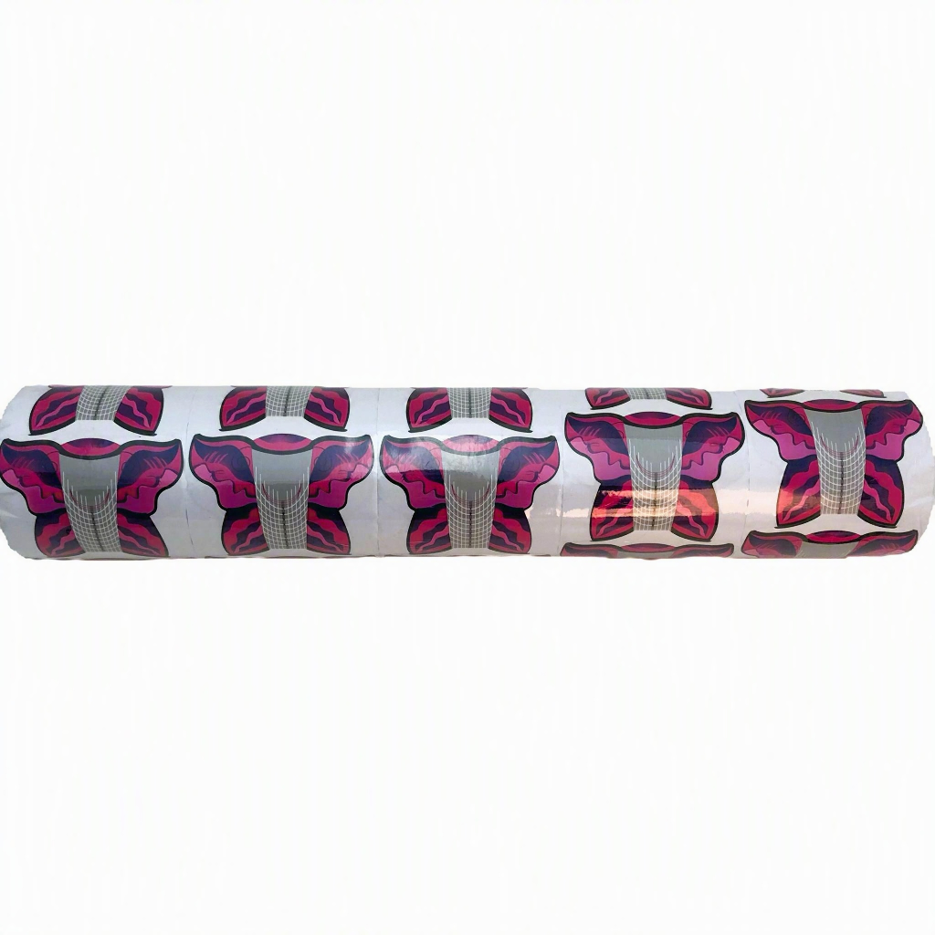 NAIL FORM STICKER-PINK BUTTERFLY