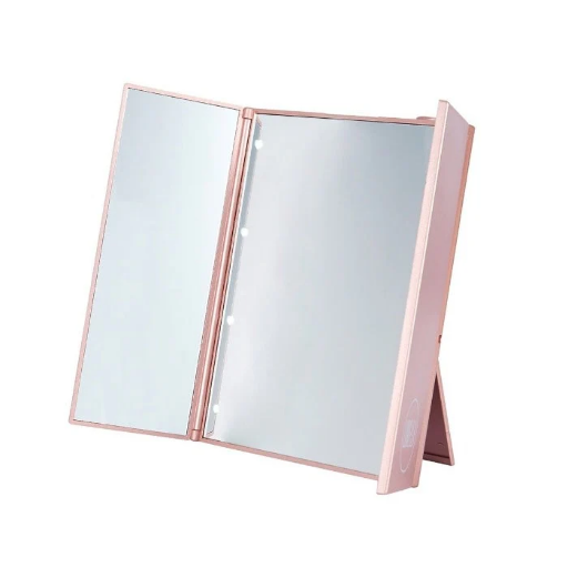 LURELLA J02 LED KICKSTAND MIRROR ROSEGOLD