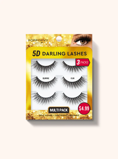 ABNY-P&I 5D DARLING LASHES 3PAIRS - CLIO