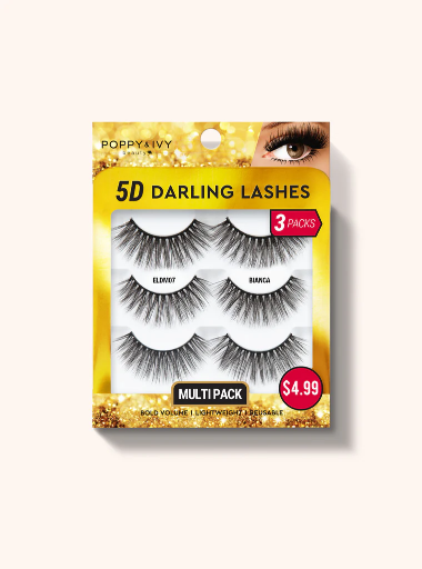 ABNY-P&I 5D DARLING LASHES 3PAIRS - BIANCA