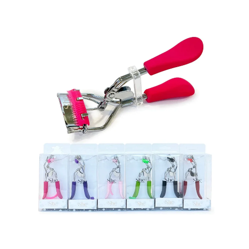 S.HE COMBED EYELASH CURLER ASSORTED 6 COLOR