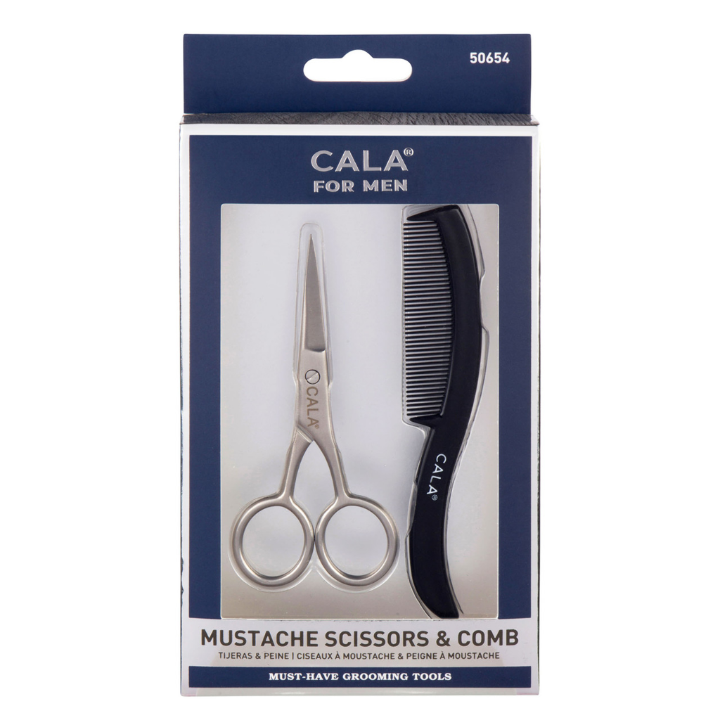 MUSTACHE SCISSORS & COMB
