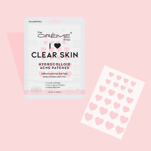 I CLEAR SKIN-HYDROCOLLOIS ACNE PATCHES-PINK