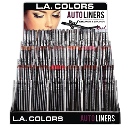 CAD26.1 - LC AUTO LIPLINER & EYELINER PENCIL SET (216PCS) w/ ACRYLIC DISPLAY