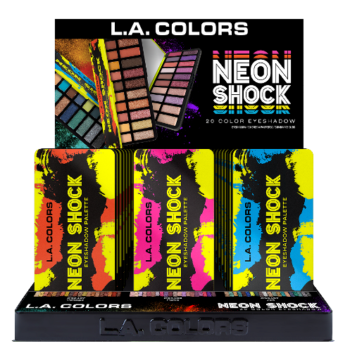 CLAC454 - LC NEON SHOCK EYESHADOW (18PCS) w/ DISPLAY*