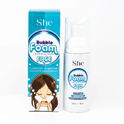 BUBBLE FOAM CLEANSING WATER-FACE 50ML