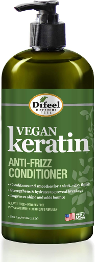 DIFEEL CONDITIONER 33.8OZ - VEGAN KERATIN/ANTI-FRIZZ
