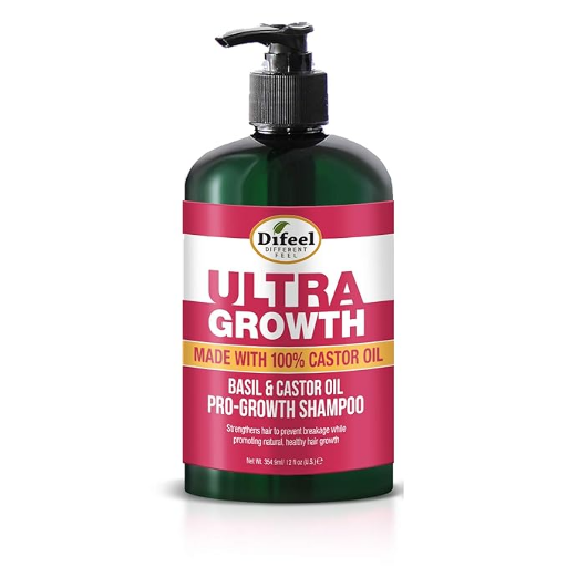 ULTRA GROWTH BASIL&CASTOR SHAMPOO 12OZ