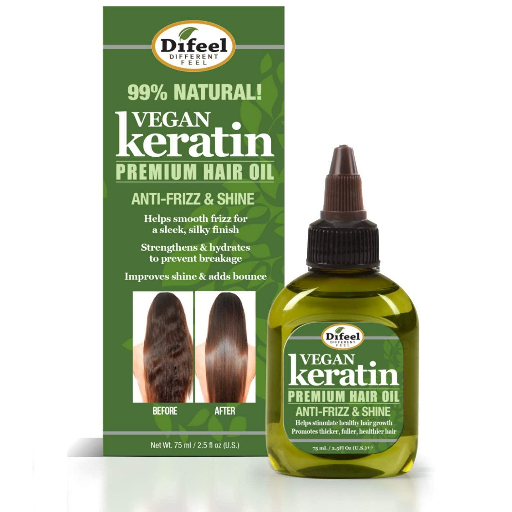 DIFEEL HAIR OIL 2.5OZ - VEGAN KERATIN (BOX)