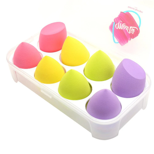 MISS LIL 8PCS BLENDING SPONGE(LIGHT COLOR MIX)