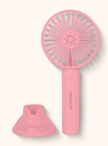 ABNY-STANDING BEAUTY FAN-PINK