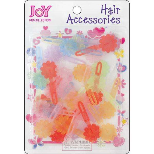 JOY HAIR PIN DAISY-S CLEAR MIX