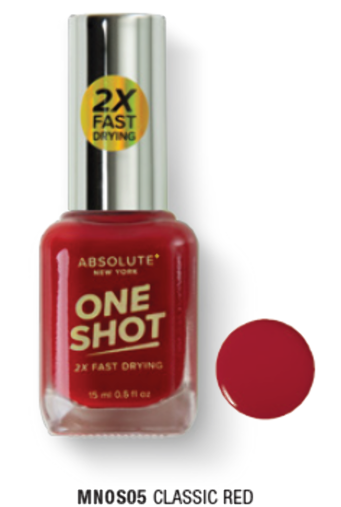 ABNY ONE SHOT NAIL POLISH CLASSIC RED