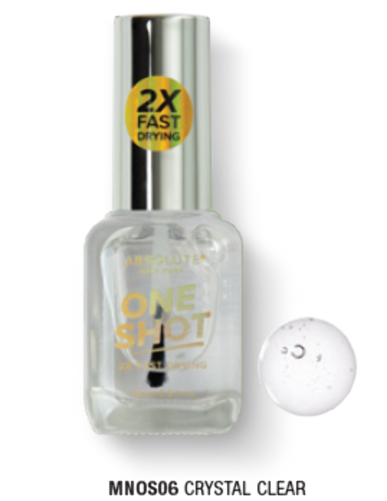 ABNY ONE SHOT NAIL POLISH CRYSTAL CLEAR