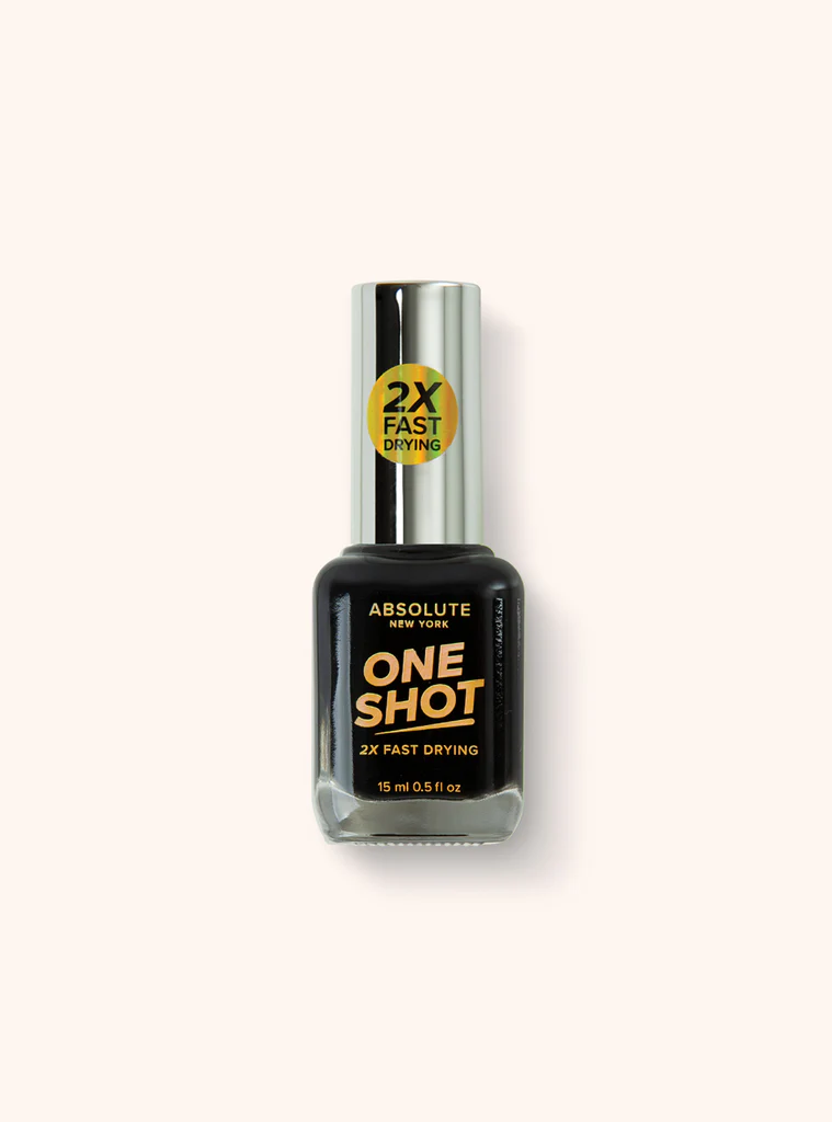 ABNY-ONE SHOT NAIL POLISH ABSOLUTE BLACK