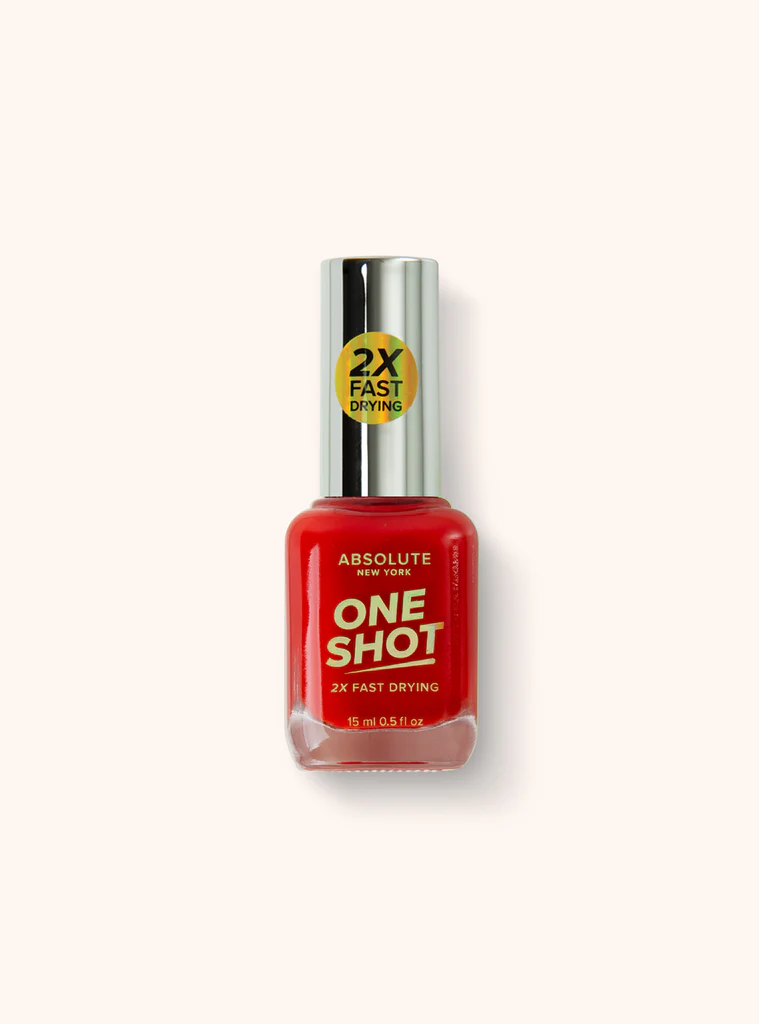 ABNY-ONE SHOT NAIL POLISH CORAL RED