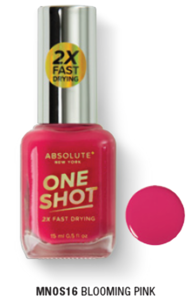 ABNY ONE SHOT NAIL POLISH BLOOMING PINK