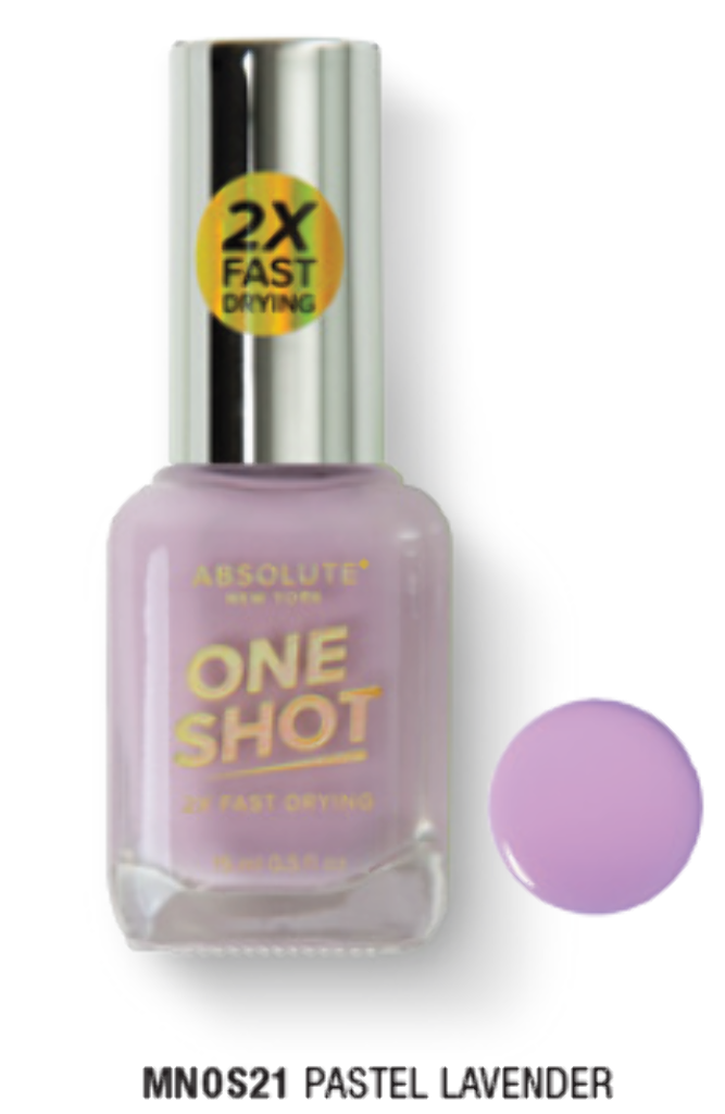 ABNY-ONE SHOT NAIL POLISH PASTEL LAVENDER