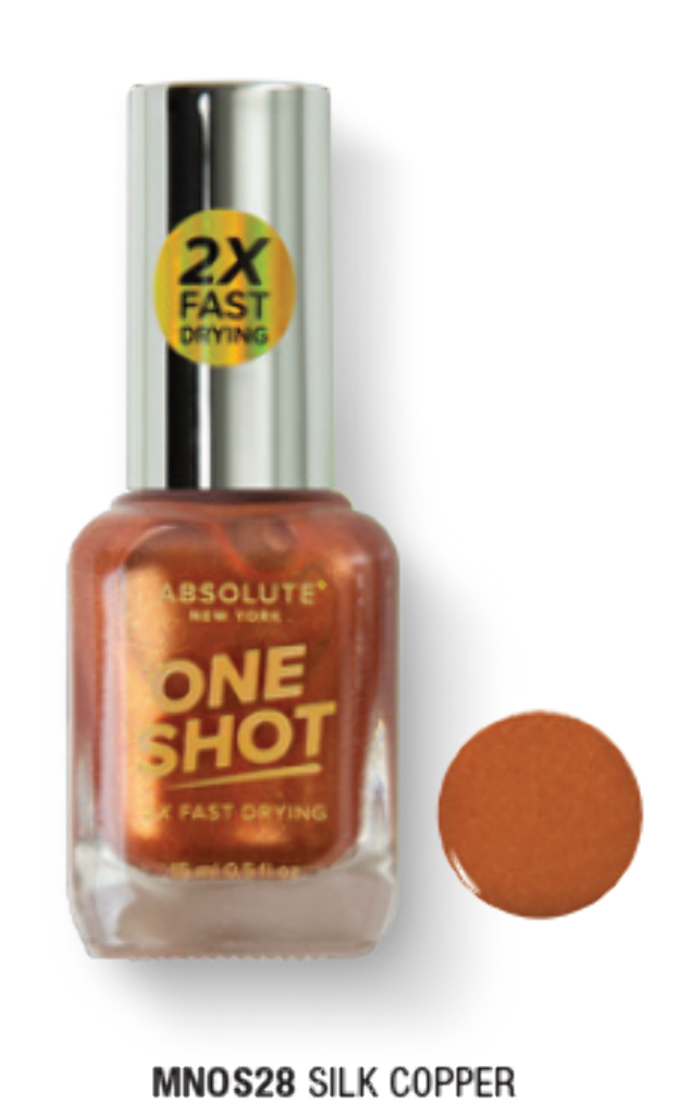 ABNY ONE SHOT NAIL POLISH SILK COPPER